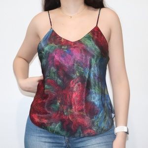 Silk Tank Top Spaghetti Straps Camisole